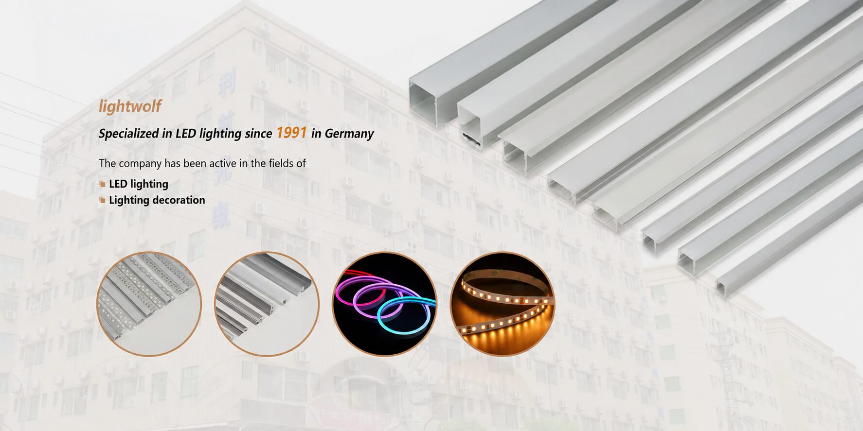 Aluminum LED profiles by lightwolf