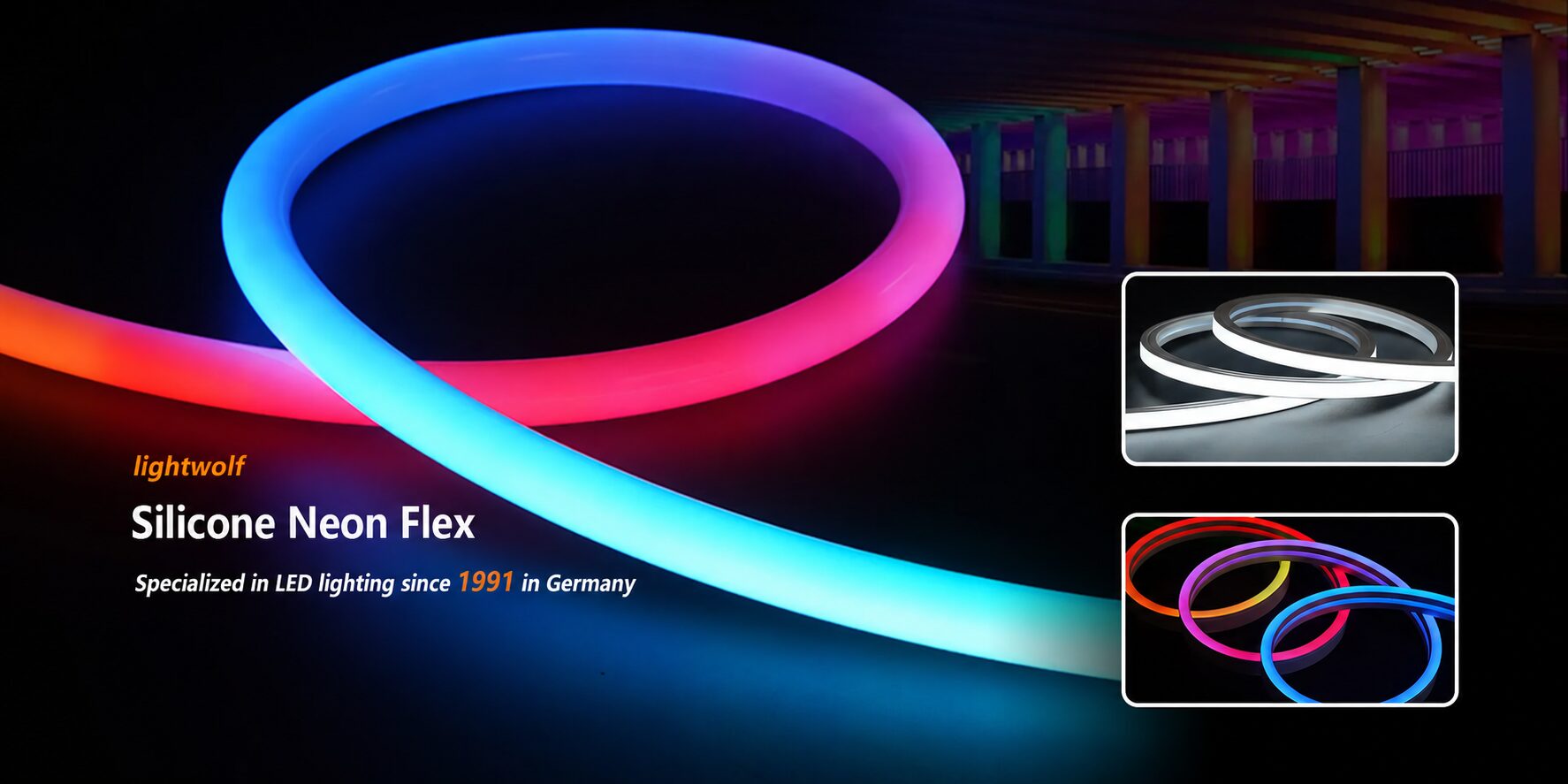 Silicone neon flex lighting by lightwolf